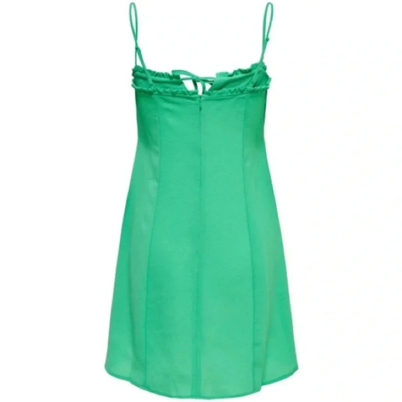 ONLY - ONLNOVA LIFE STRAP ALEXA DRESS SOLID PTM GREEN SIZE XS NWT Sun Dress - Picture 10 of 14